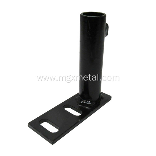 Shelf Bracket Black Metal Floor Anchor Support Post Brackets Supplier